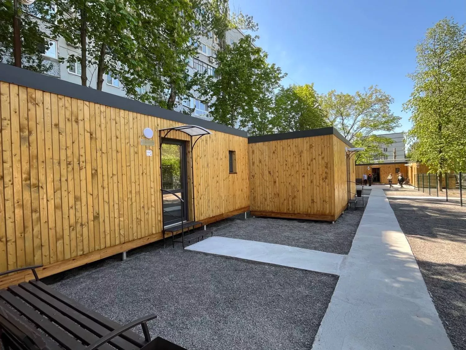 Модульні будинки у Південноукраїнську. Фото: Yuzhbud