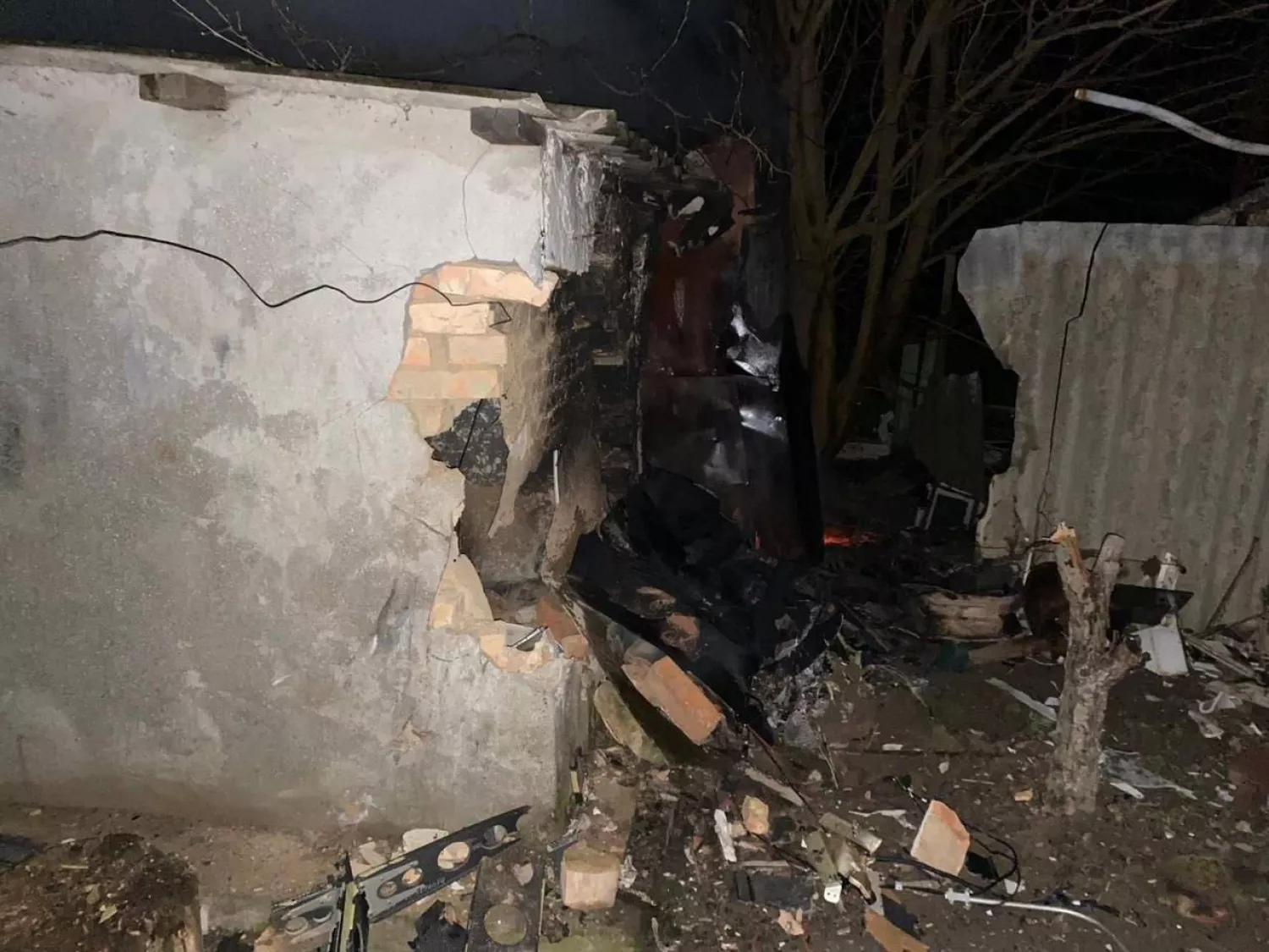 Обстріл Одещини. Фото: ОВА