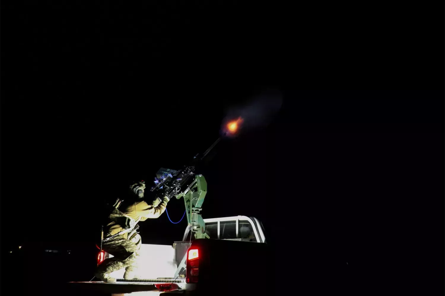 Робота сил ППО. Фото: 19 Миколаївський полк охорони громадського порядку НГУ, для ілюстрації