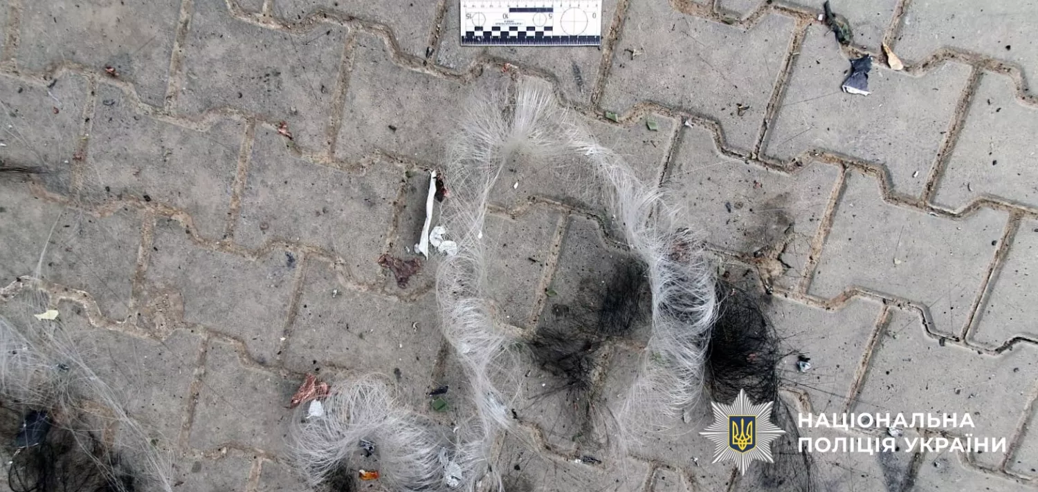 Обстріл Херсонської області. Фото: Нацполіція
