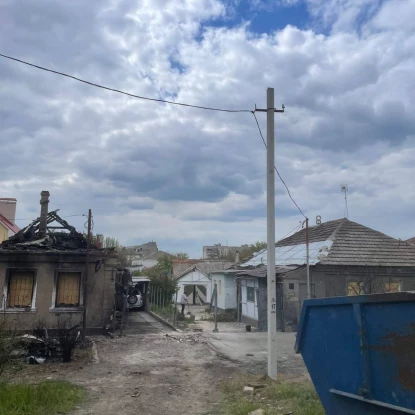 У центрі Миколаєва відновили світло після влучання &laquo;Шахеда&raquo;. Фото: &laquo;Миколаївобленерго&raquo;