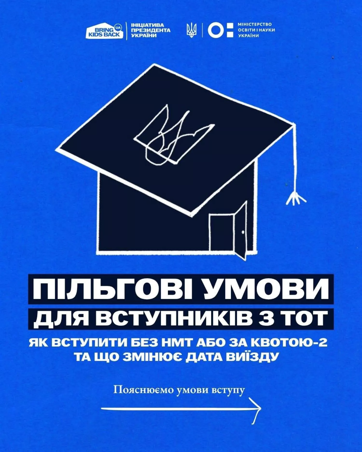 Вступ–2026 для молоді з ТОТ: умови, пільги та підтримка