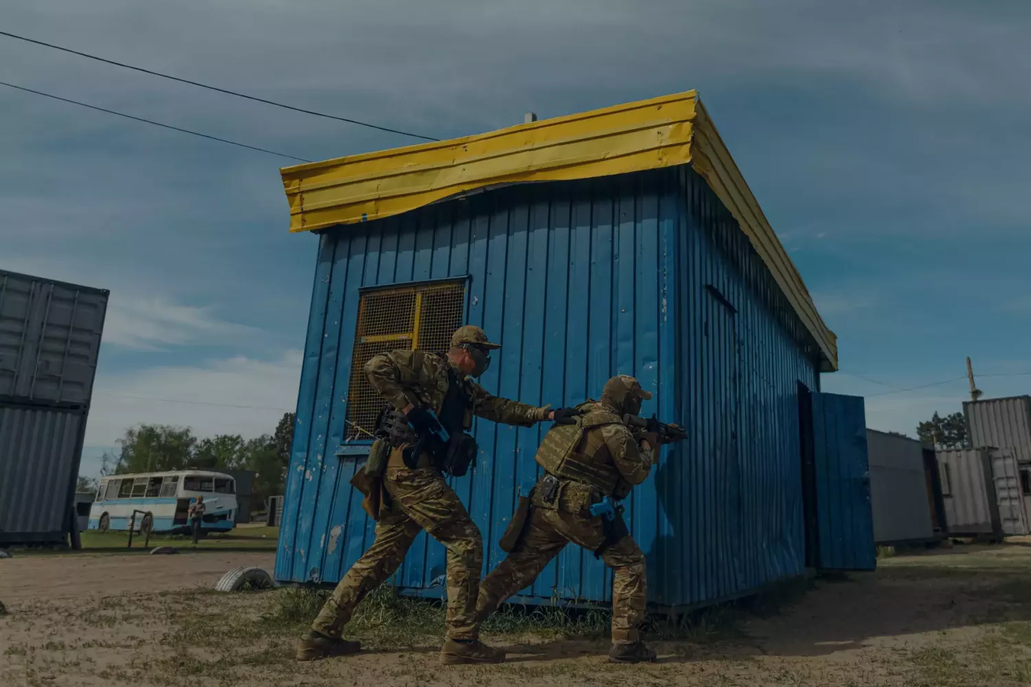 Перші 200 патрульних уже проходять підготовку на полігоні. Фото: МВС України