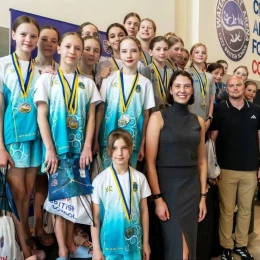 Чемпіонат України з синхронного плавання серед дітей. Фото: Миколаївська ОВА