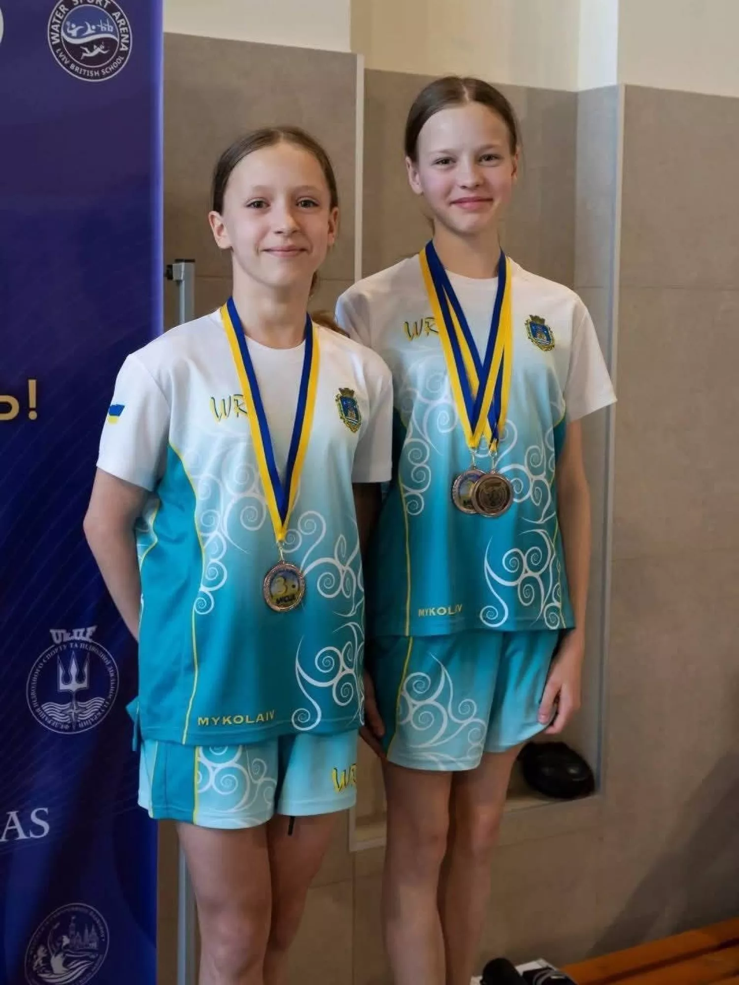 Юні спортсмени на чемпіонаті України з синхронного плавання. Фото: Миколаївська ОВА