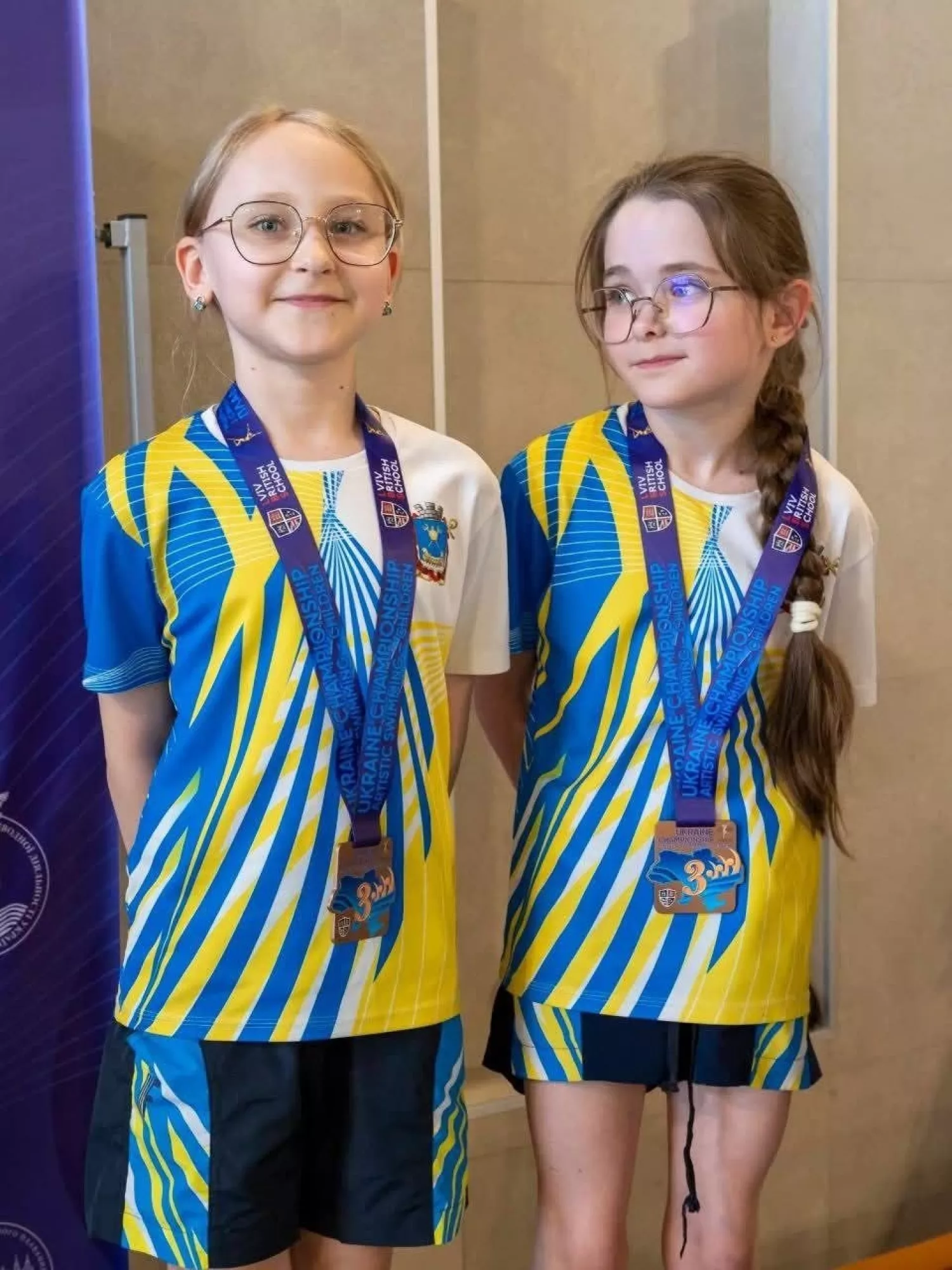 Юні спортсмени на чемпіонаті України з синхронного плавання. Фото: Миколаївська ОВА