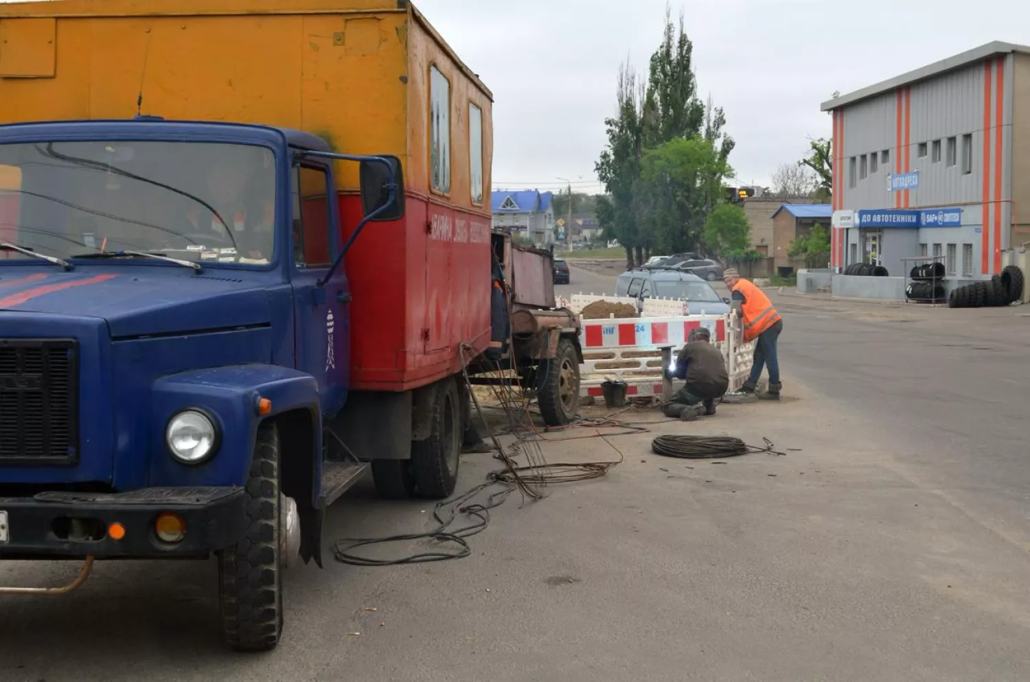 Водоканал оновлює мережу на Троїцькій, фото міської ради