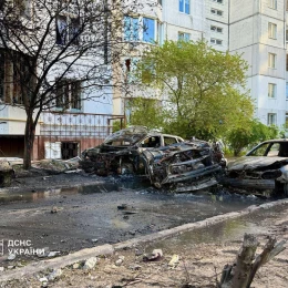 Після масованої атаки на Київ під завалами шукають понад 10 людей. Фото: МВС України