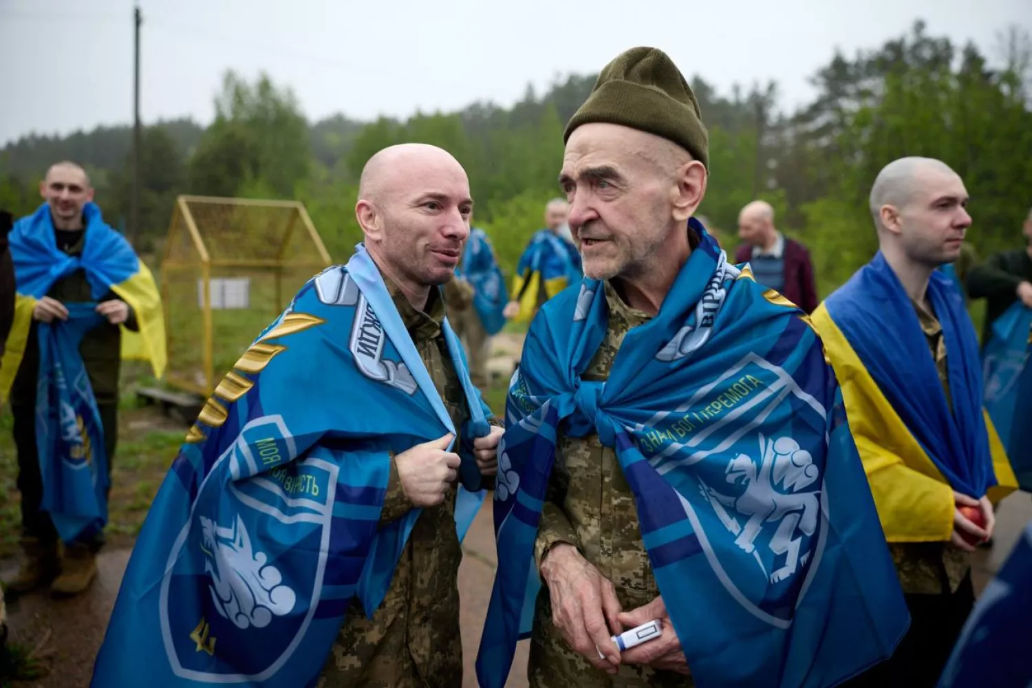 Україна повернула 205 захисників з полону, фото з телеграм каналу Володимира Зеленського