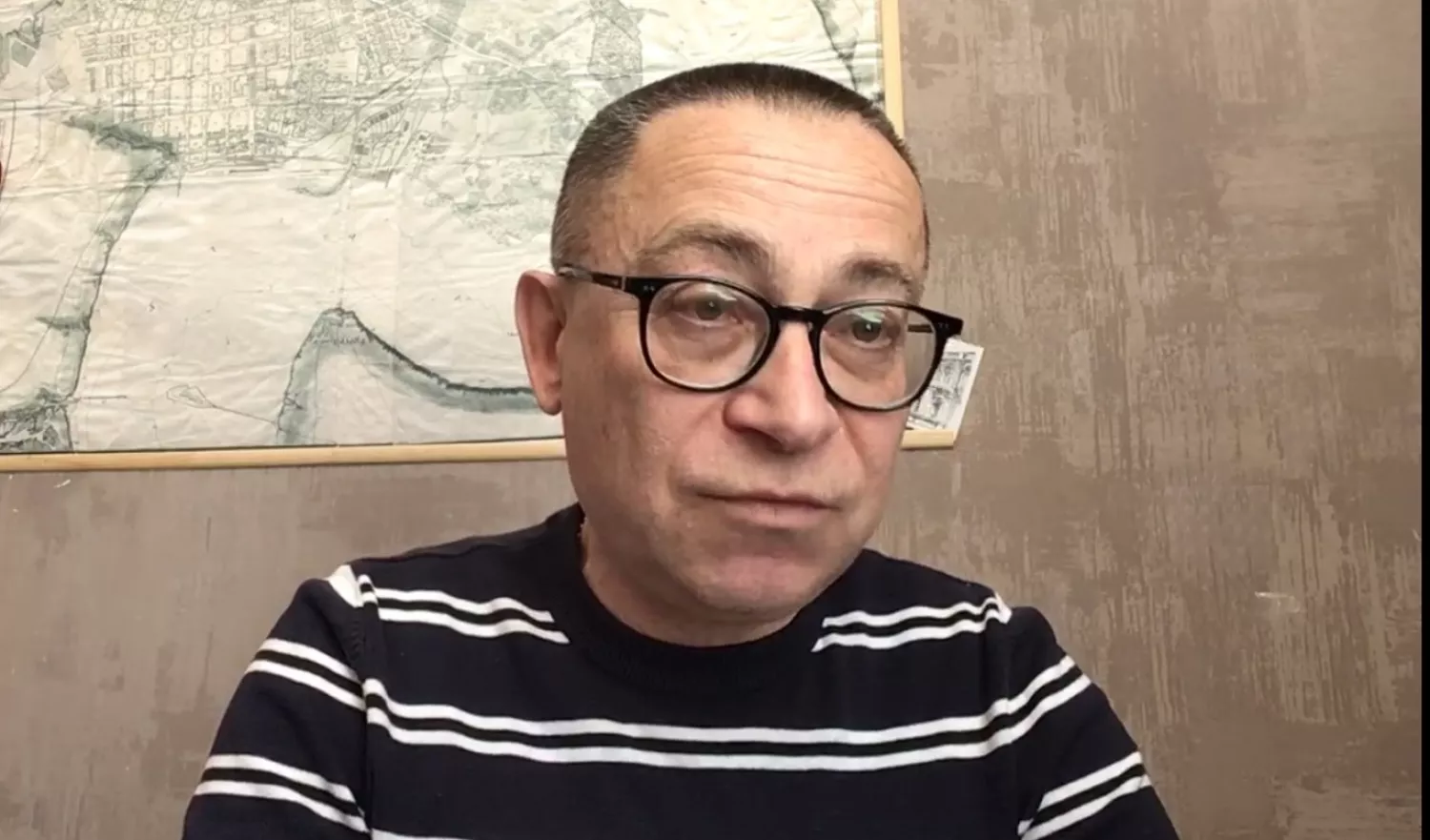 Юрій Любаров. Скриншот з прямого ефіру