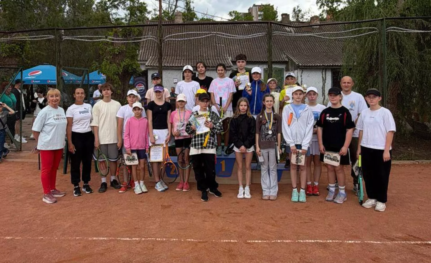 Дитячий тенісний турнір «Tennis Kids», фото надали організатори
