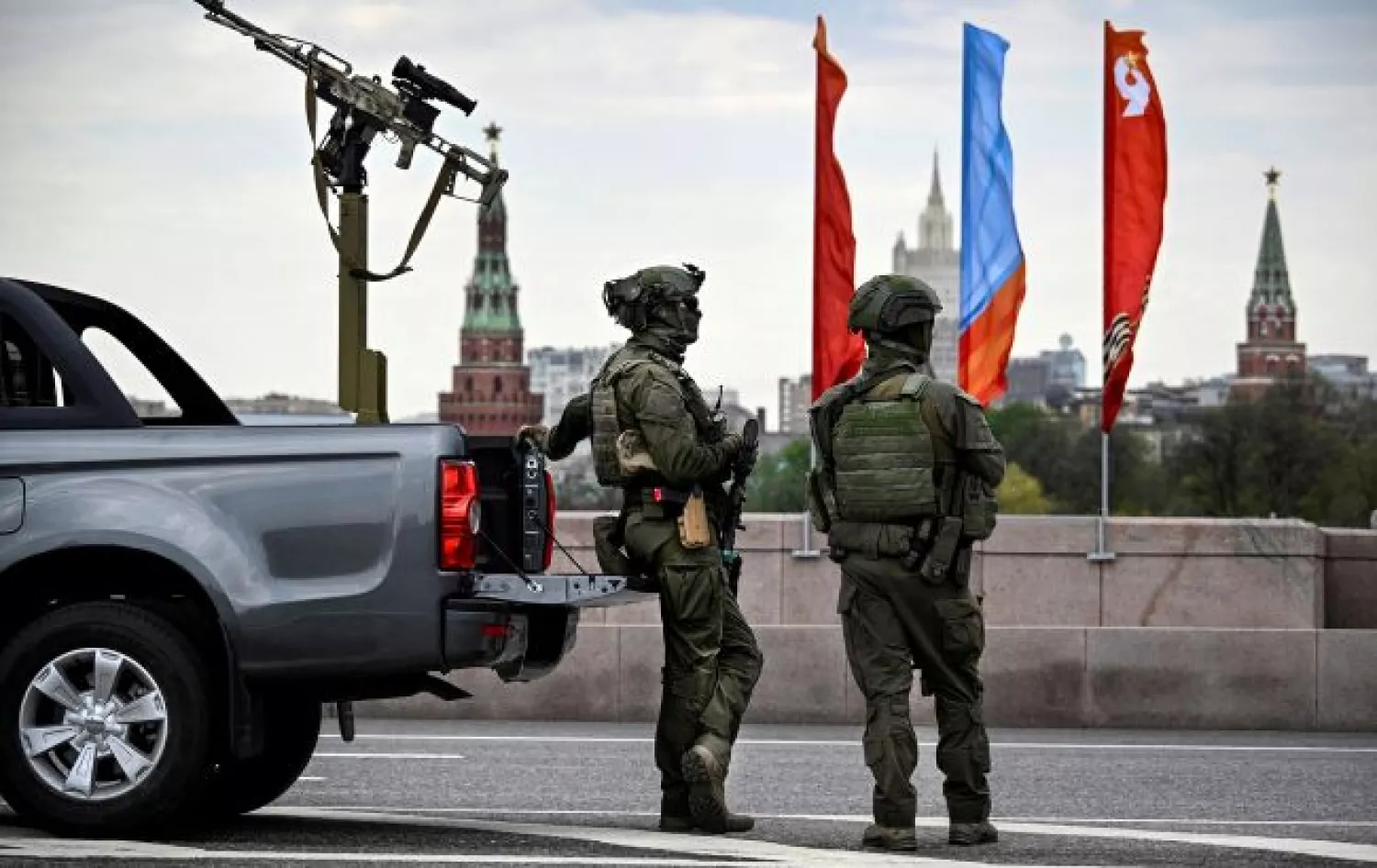Патруль поблизу Кремля. Ілюстративне фото: Getty Images