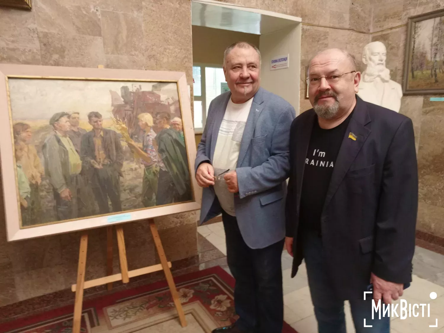 У Миколаєві проходить виставка робіт народного художника України Михайла Ряснянського, фото Галина Сеннікова, NikVesti