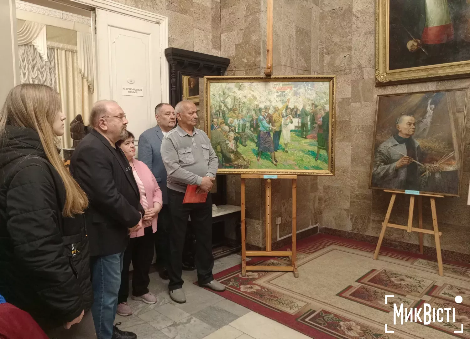 У Миколаєві проходить виставка робіт народного художника України Михайла Ряснянського, фото Галина Сеннікова, NikVesti