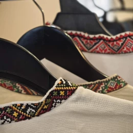 Виставка вишиванок у Вільнюсі. Фото: SVOBODA.FM