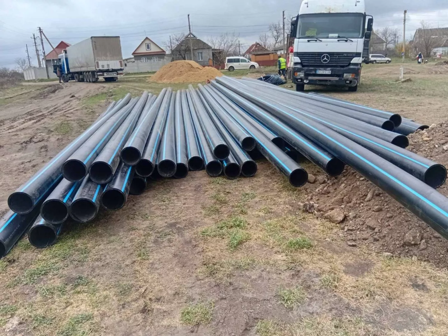 Заміна сруб водогону у Новій Одесі. Фото Новоодеської міської ради