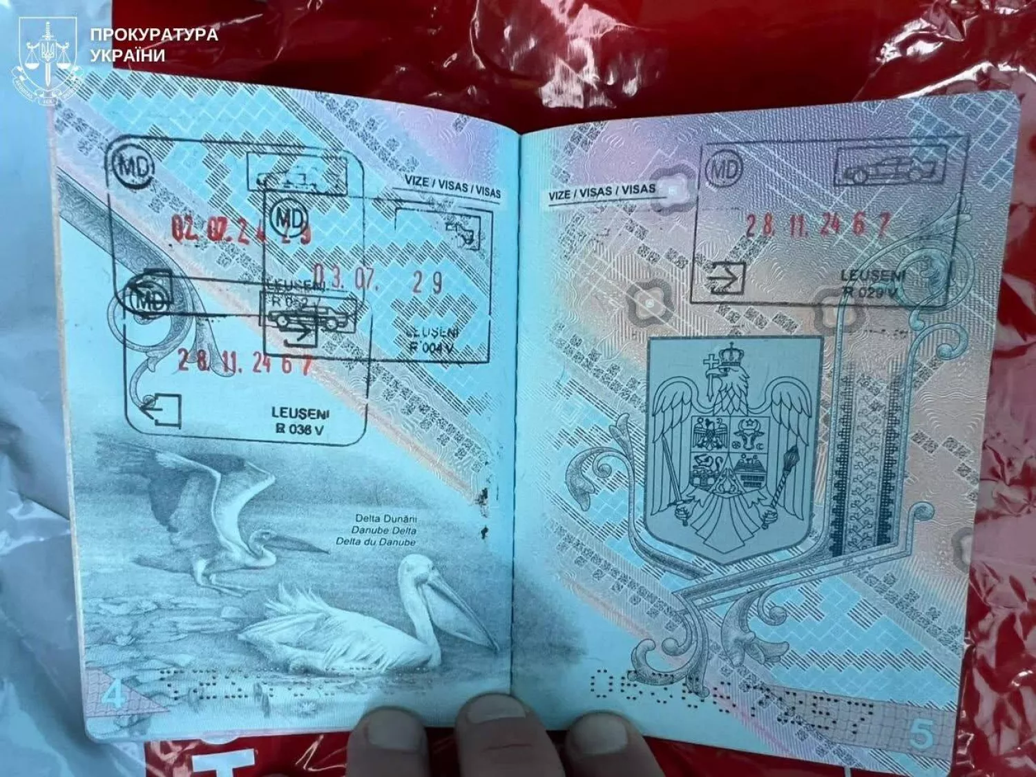 Фальшиві паспорти для ухилянтів за 6000 доларів, фото Української прокуратури