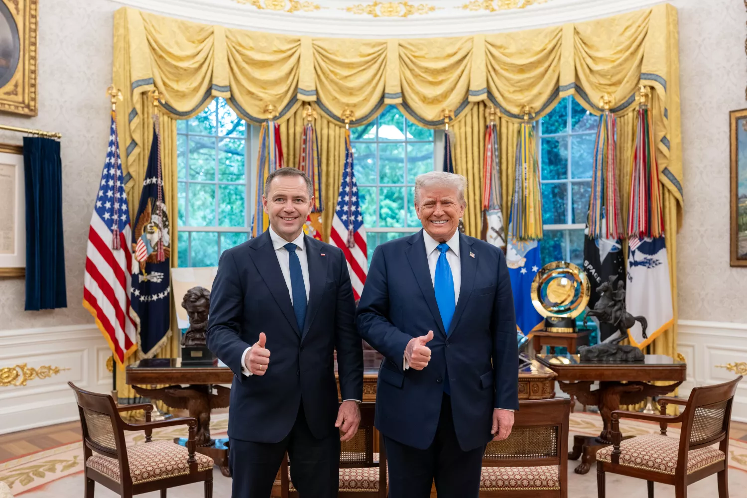 Трамп оголосив про посилення військової присутності США у Польщі. Фото: THE WHITE HOUSE