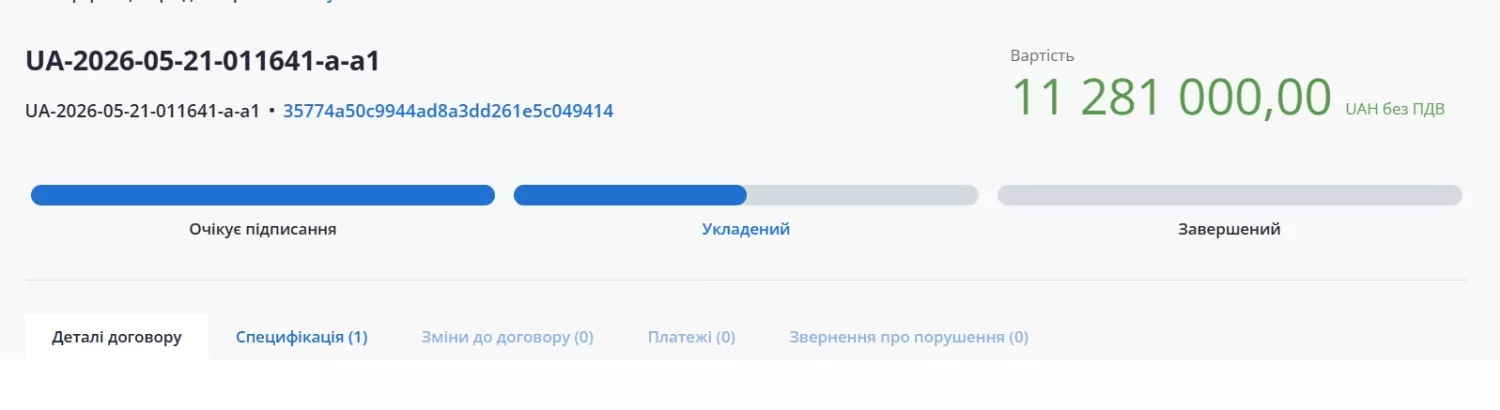Дані системи публічних закупівель Prozorro