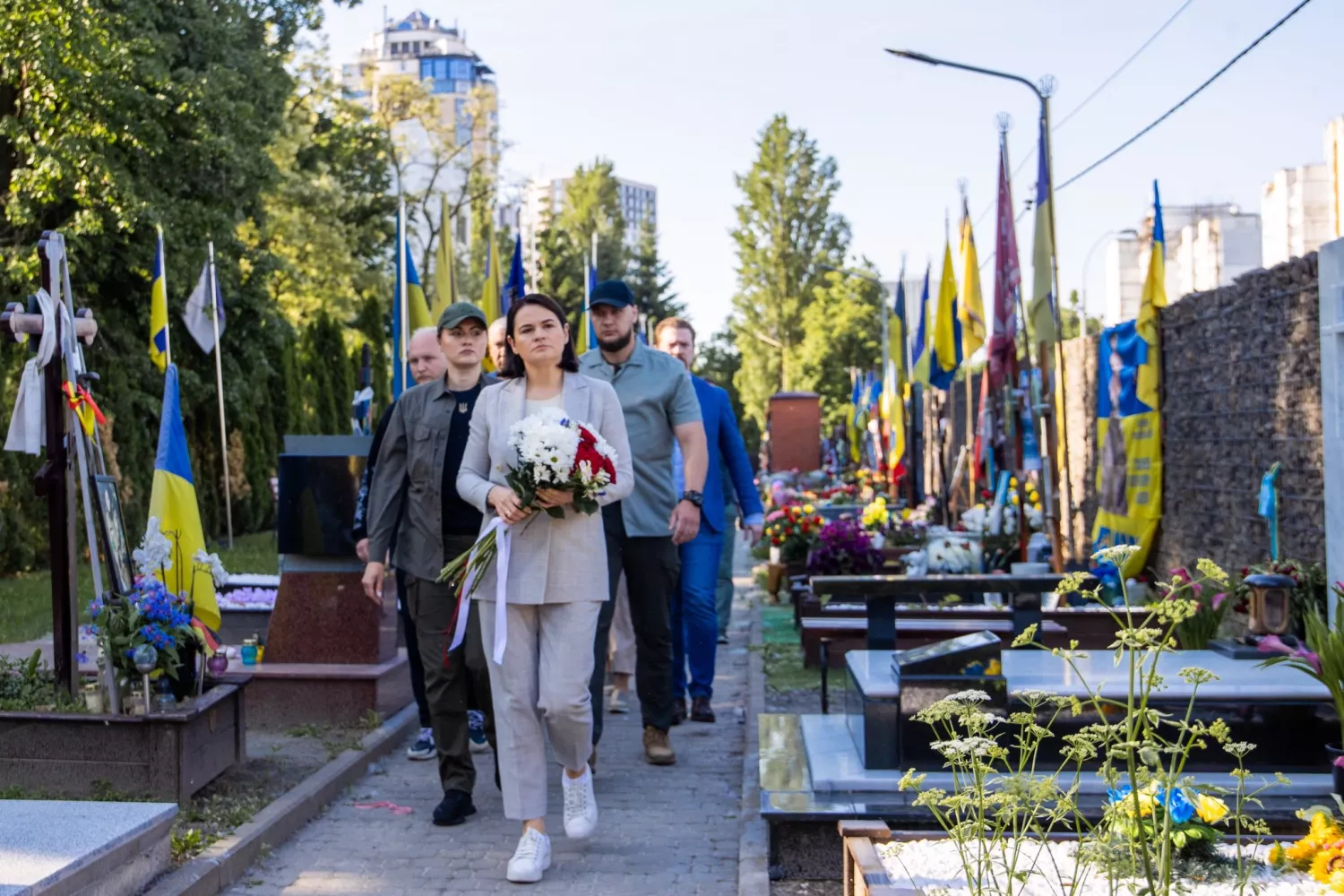 Лідерка білоруської опозиції Тихановська прибула до Києва. Фото: сторінка Facebook Світлани Тихановської