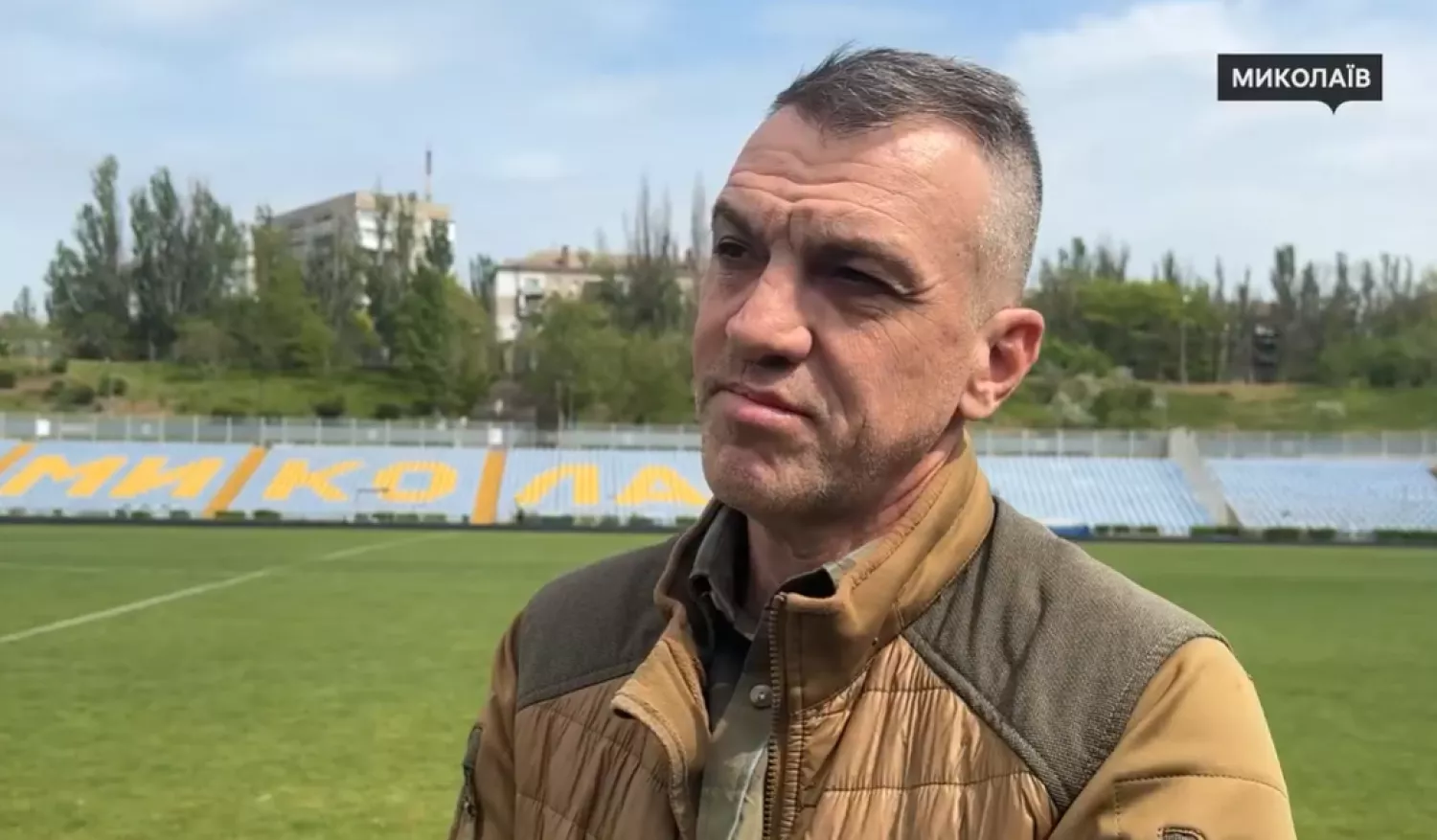 Вячеслав Місаренко. Скриншот відео Суспільне. Миколаїв