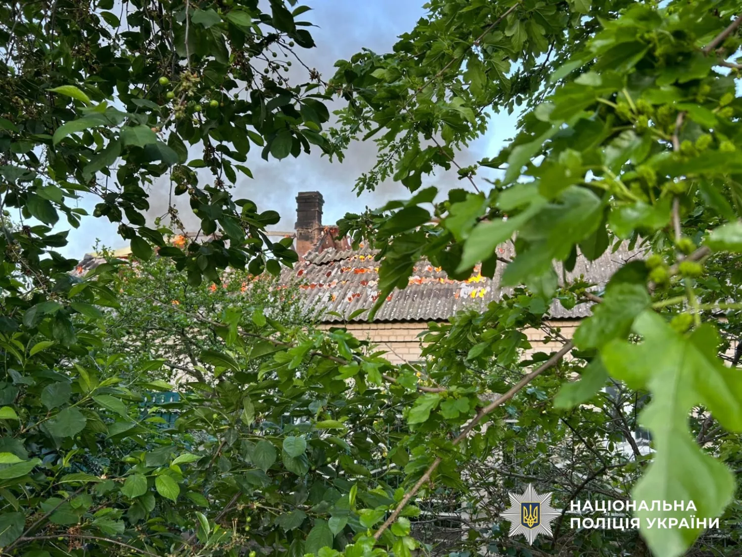 Наслідки атак по Херсонщині. Фото: Нацполіція