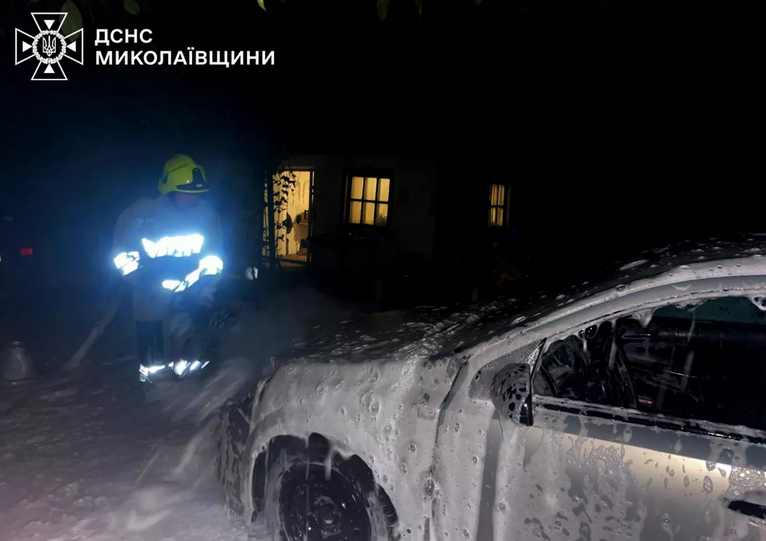 Пожежа на Миколаївщині. Фото: ДСНС