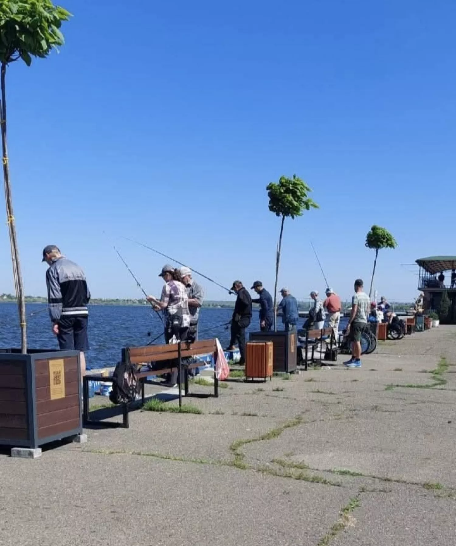 Спортивна риболовля в Миколаєві, фото департаменту соцзахисту