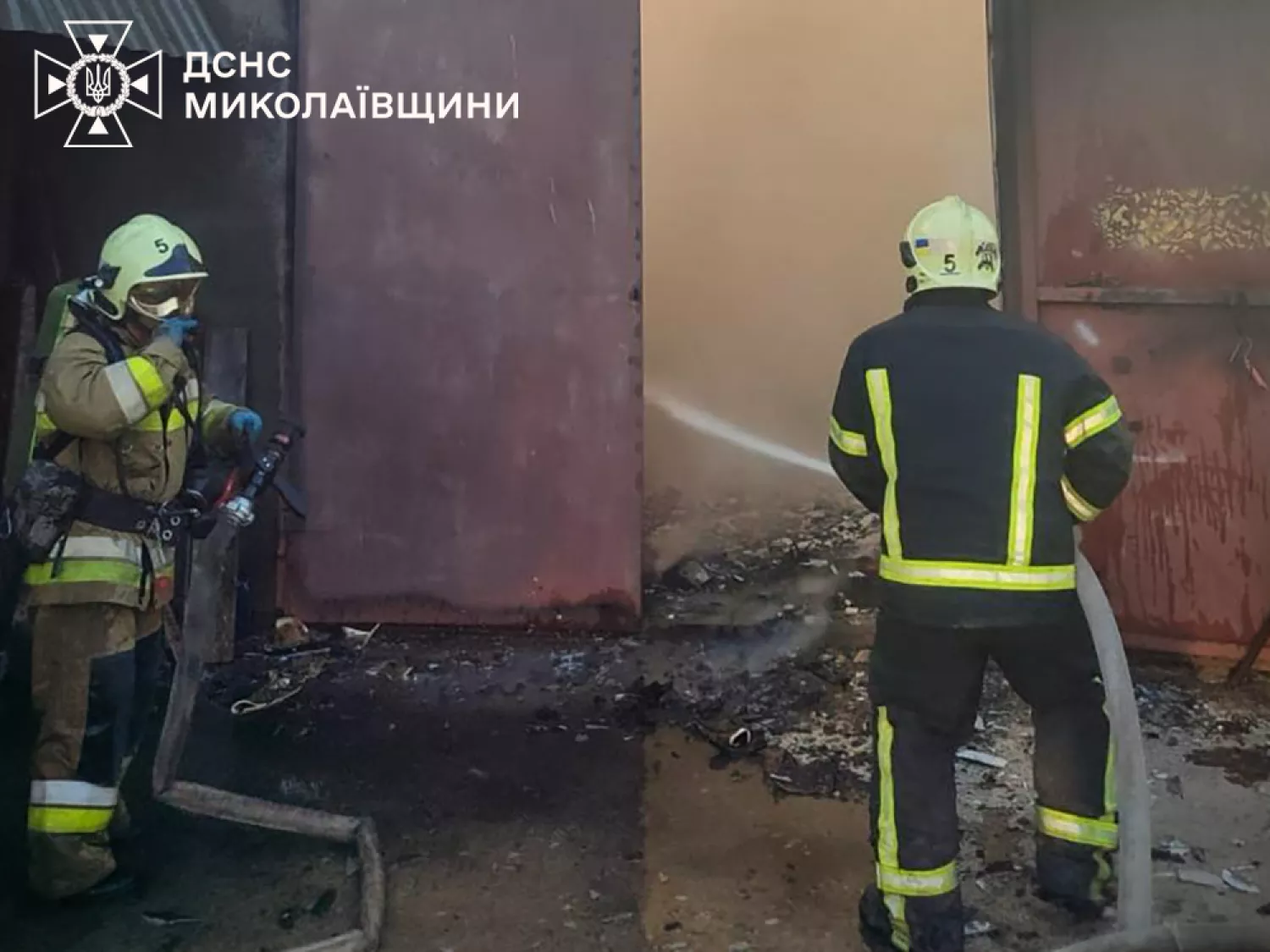 Пожежа у Миколаєві. Фото ДСНС Миколаївщини