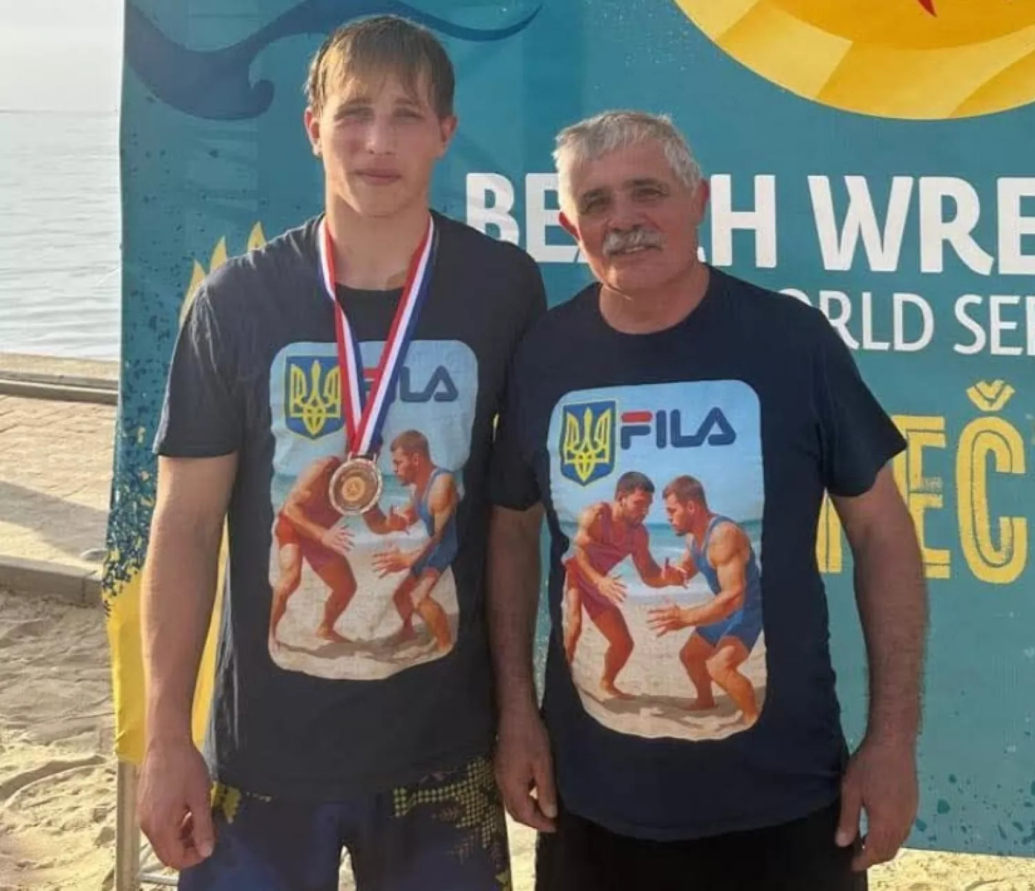 Спортсмен з Миколаївщини став віцечемпіоном Європи з пляжної боротьби. Фото: Миколаївська ОВА