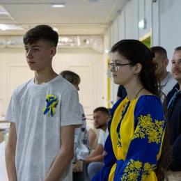 Учні Калинівського ліцею. Фото: НикВести