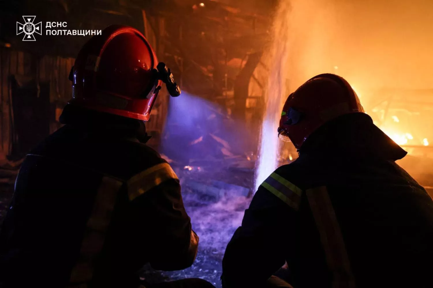 Росія вбила рятувальників на Полтавщині під час повторного удару. Фото: МВС України
