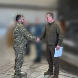 Очаківська військова частина відзначила 32-гу річницю створення, фото: Очаківська міська рада