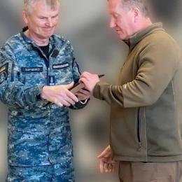 Очаківська військова частина відзначила 32-гу річницю створення, фото: Очаківська міська рада