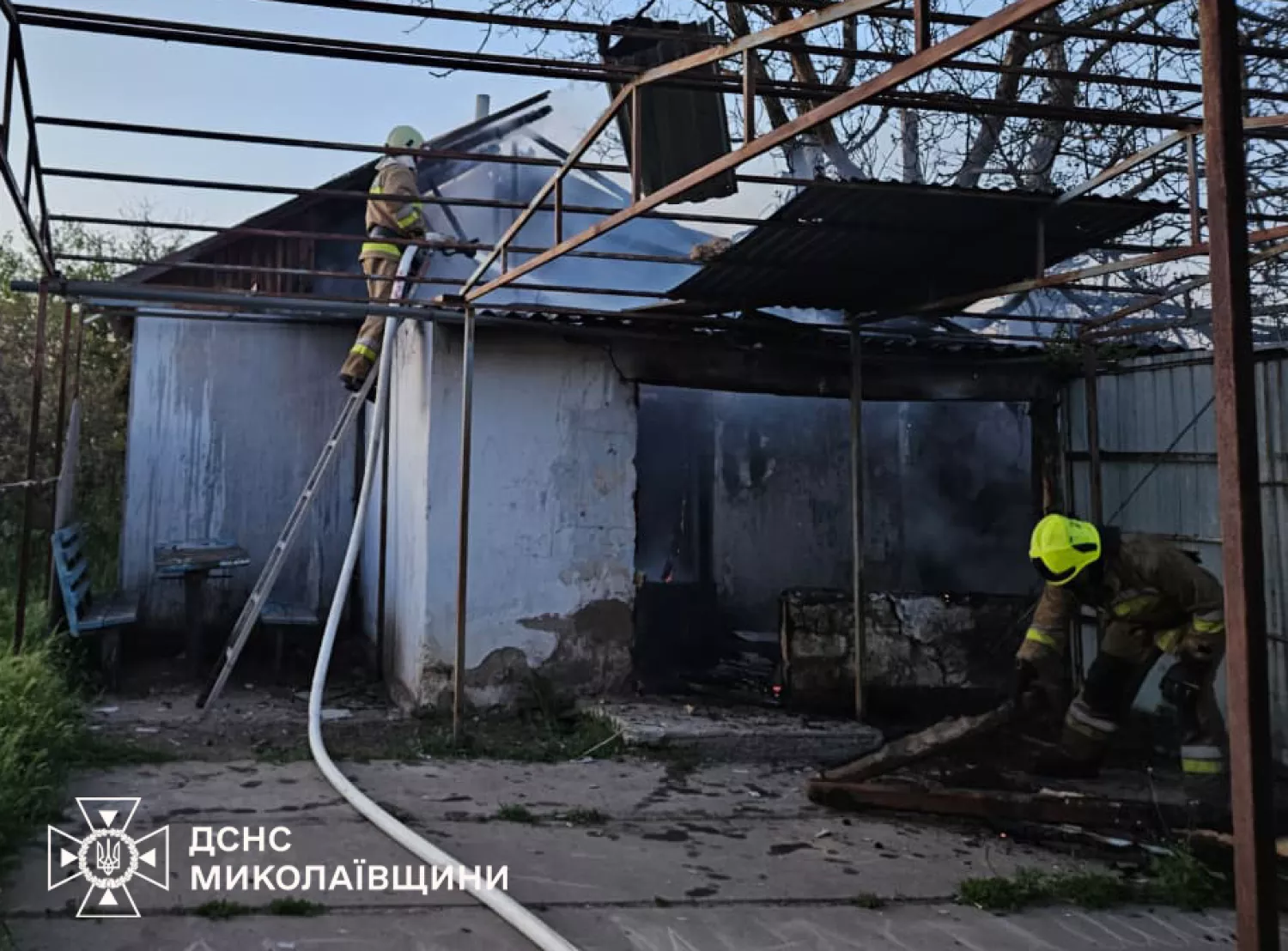 Пожежі на Миколаївщині. Фото: ДСНС Миколаївщини