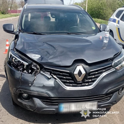 У селі Кумарі Первомайського району вдень 8 травня сталася смертельна аварія. Фото: поліція Миколаївської області