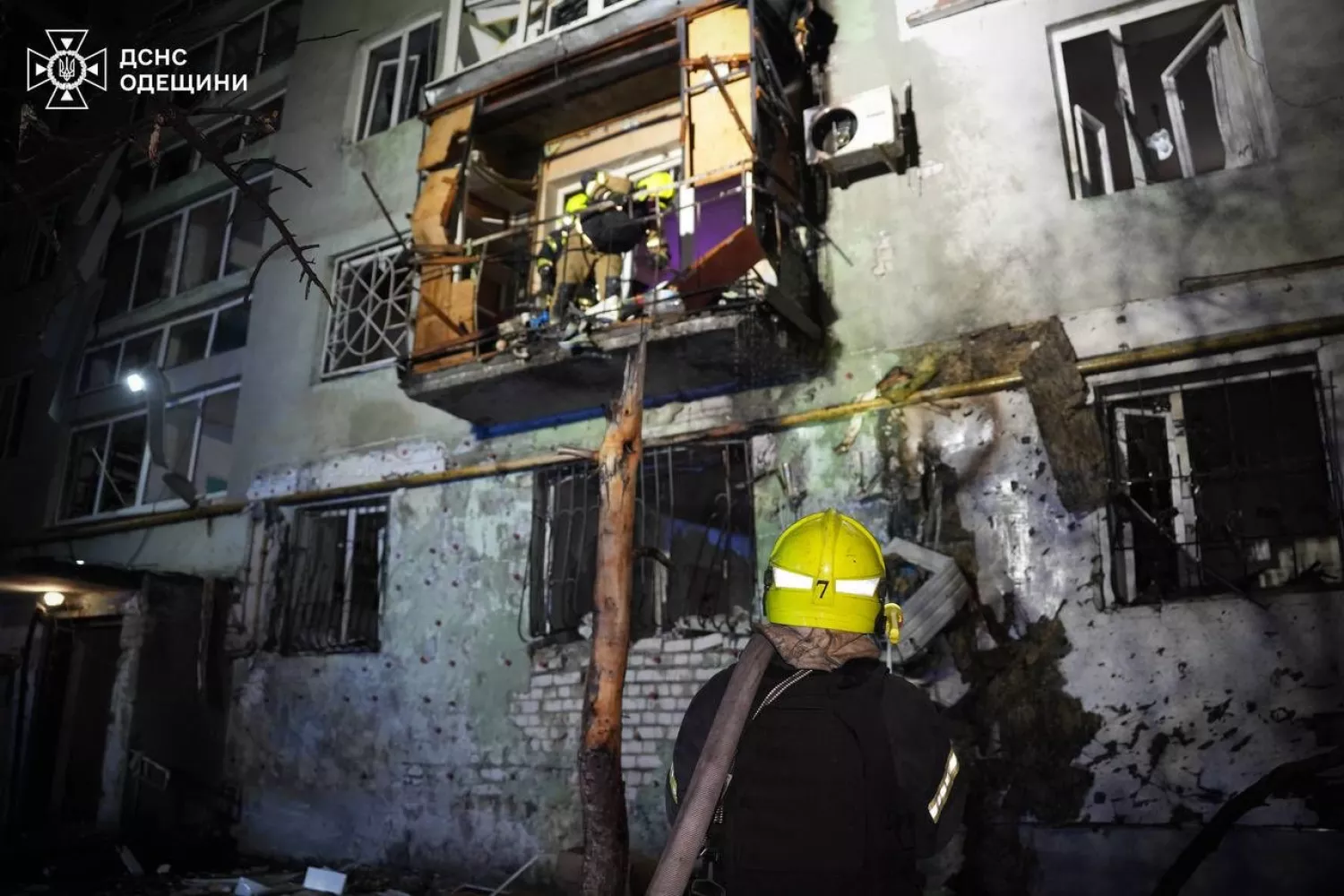 Наслідки обстрілу Одещини 1 червня. Фото: ДСНС