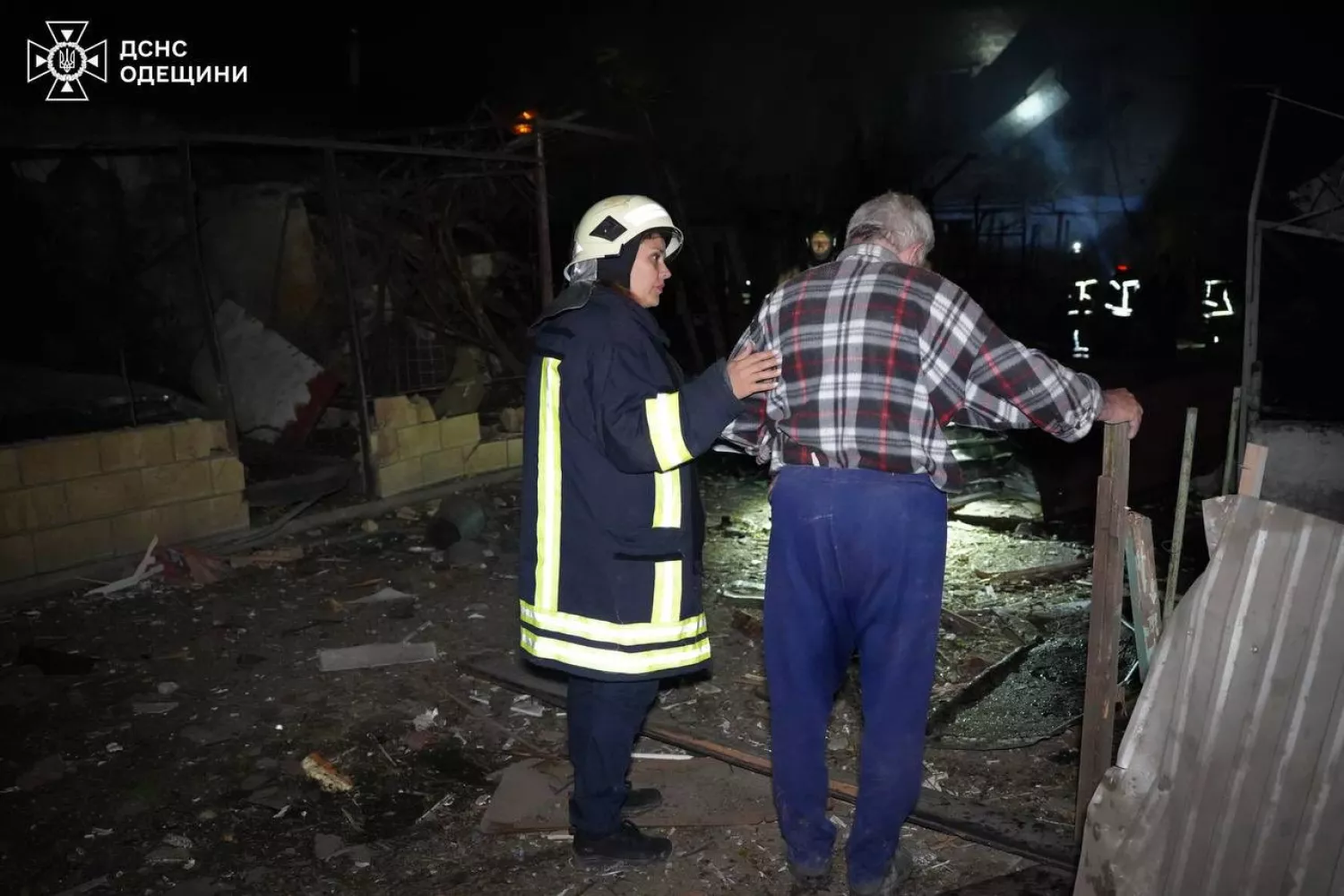 Наслідки обстрілу Одещини 1 червня. Фото: ДСНС