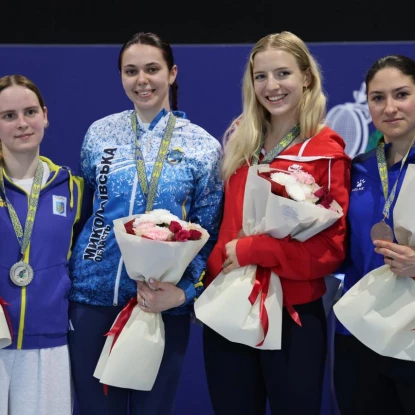 Миколаївські фехтувальники привезли шість медалей із чемпіонату України. Фото: Миколаївська міська рада