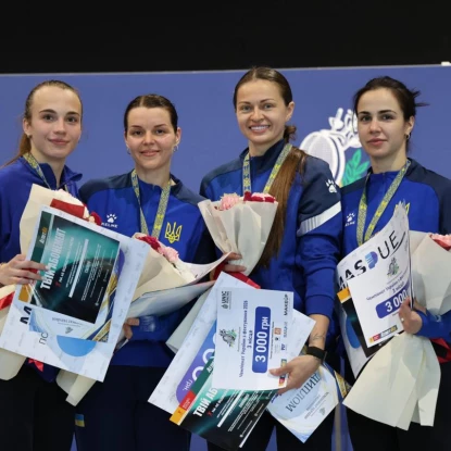 Миколаївські фехтувальники привезли шість медалей із чемпіонату України. Фото: Миколаївська міська рада