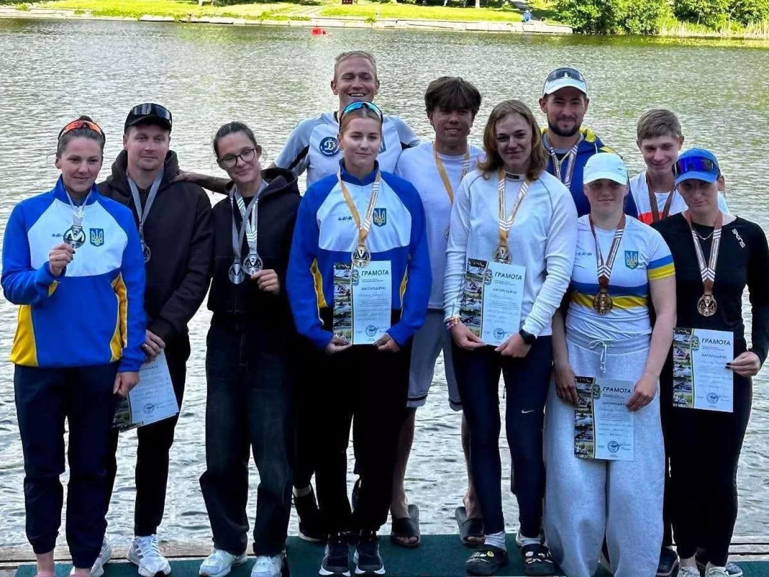 Спортсменка з Херсона посіла призове місце на чемпіонаті України з веслування на байдарках і каное. Фото: Дюсш Спартак