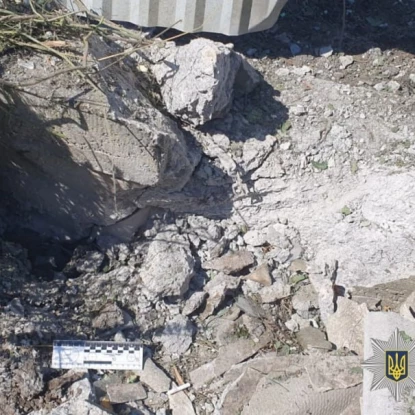 Обстріл Херсонської області 10 червня. Фото: Поліція Херсонської області