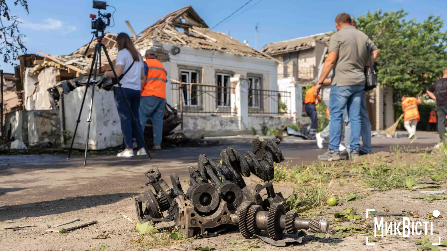 Наслідки нічного обстрілу Миколаєва 12 червня. Фото: МикВісті, Кірілл Витвицький