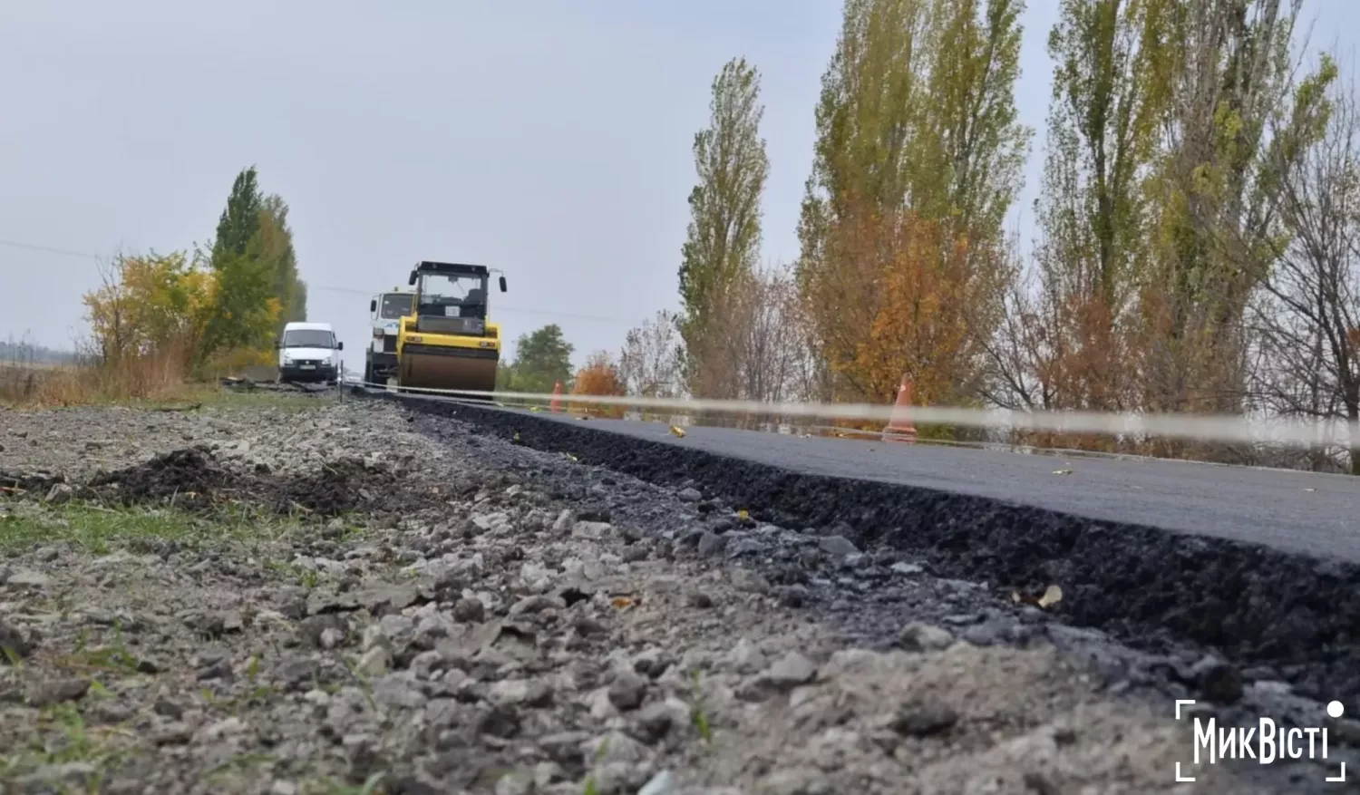 Ремонт доріг у Миколаївській області, архівне фото МикВісті