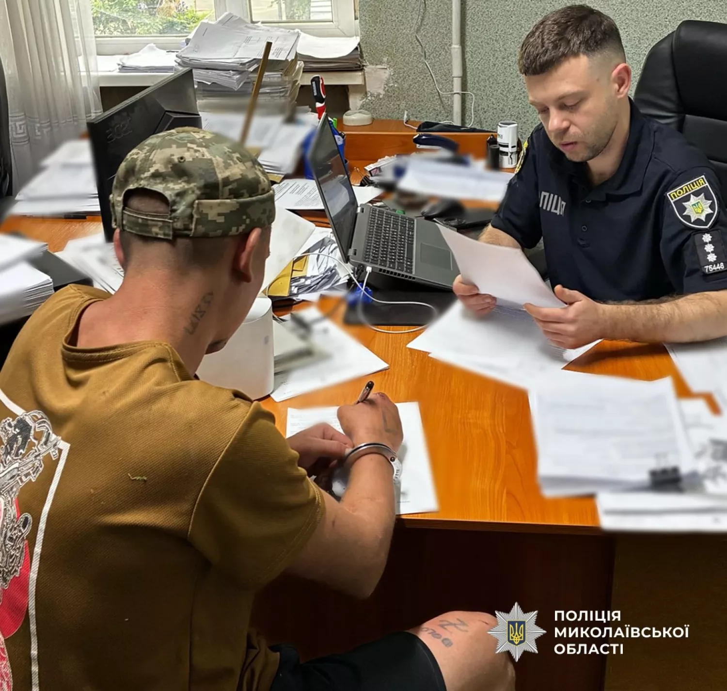 На Миколаївщині чоловіка підозрюють у спробі підпалити магазин односельця. Фото: Нацполіція