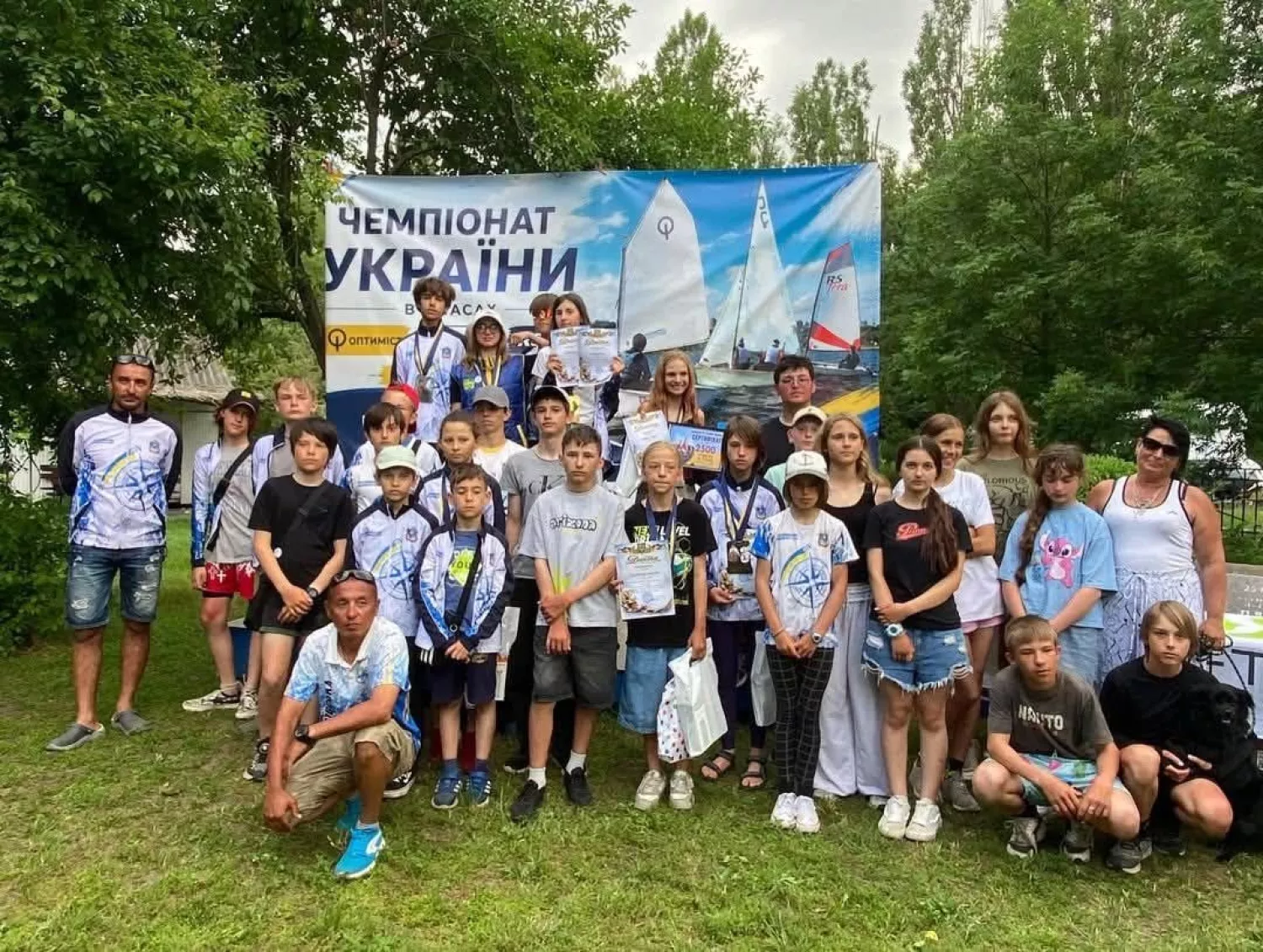 Вітрильники з Миколаївщини вибороли нагороди на чемпіонаті України. Фото: Миколаївська обласна державна адміністрація