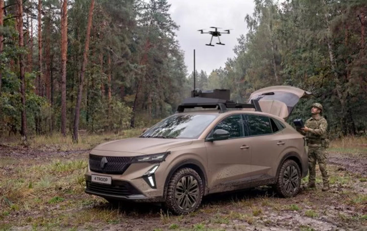 Renault створила кросовер для операторів дронів. Фото: thalesgroup.com