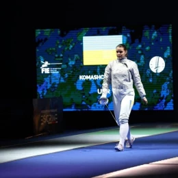 Одеська шаблістка Аліна Комащук виборола бронзу чемпіонату Європи. Фото: Одеська міська рада