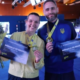 Одеська шаблістка Аліна Комащук виборола бронзу чемпіонату Європи. Фото: Одеська міська рада