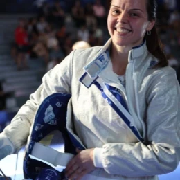 Одеська шаблістка Аліна Комащук виборола бронзу чемпіонату Європи. Фото: Одеська міська рада
